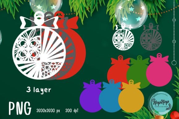 3D Christmas Ornaments V.2: A Festive 3D SVG for Modern Branding and Visual Campaigns