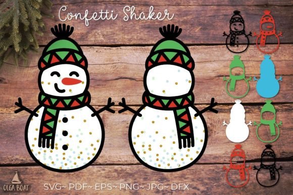 3D Snowman Layered SVG: Festive Craft Graphics for Christmas Projects