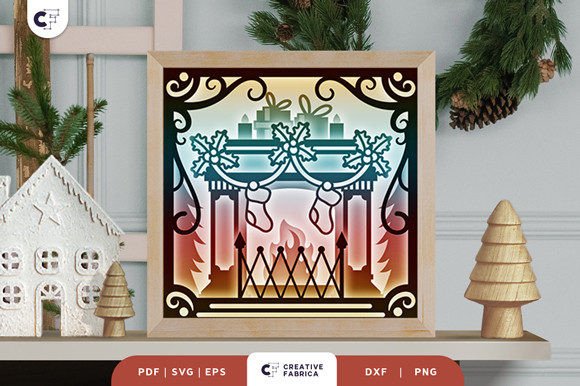Christmas Fireplace 3D Layered Paper Cut: A Designer’s Real-World Embroidery Review