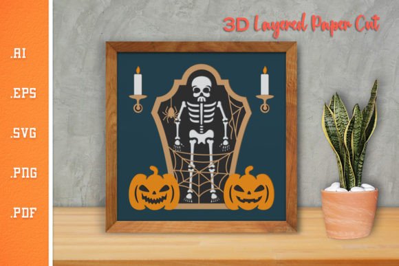 Halloween Skeleton - 3D SVG Paper Cut 4: A Brand Designer’s Review for Seasonal Marketing