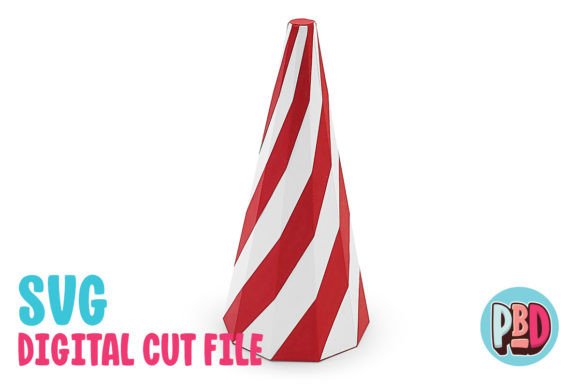 Peppermint Christmas Tree 3D SVG: A Festive Design Asset for Holiday Branding